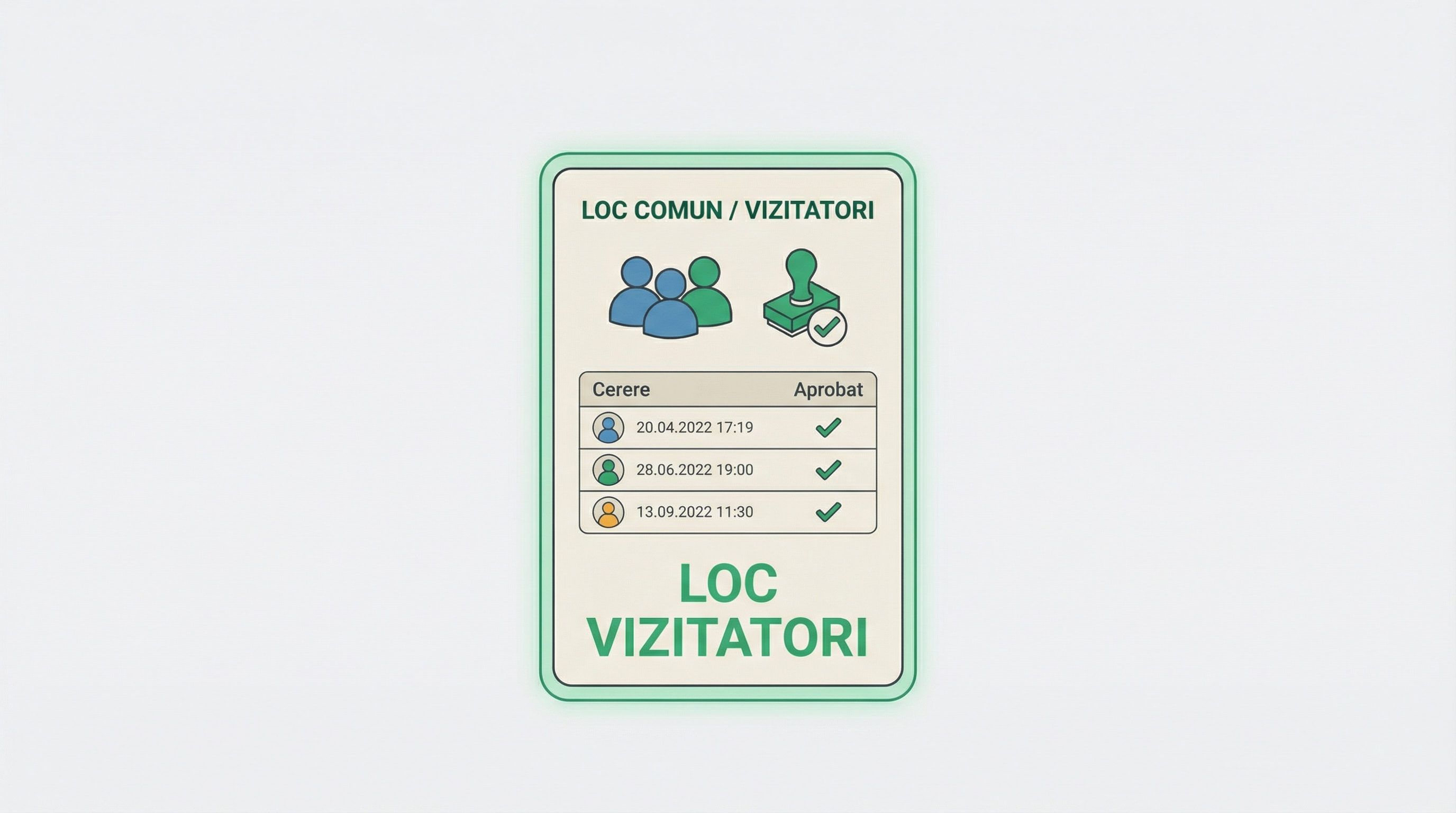 Loc comun pentru vizitatori